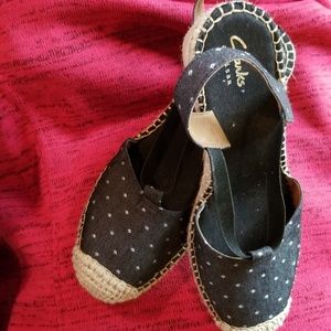 CLARKS WOMEN'S PETRINA KAELIE ESPADRILLE WEDGES